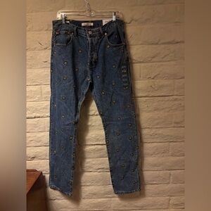 Pac Sun Smiley Face Jeans-NWT-31/32